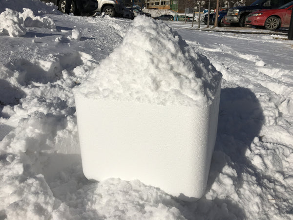 10+ lbs of Real Snow